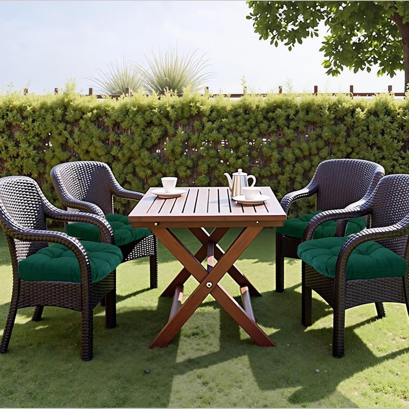 MTMR Water-Repellent Outdoor Chair Cushions Set of 2, 19”X19” Patio Chair Cushions with High Elasticity PP Cotton, Thick Tufted Outdoor Patio Furniture Cushions, Seat Cushions for Outdoor Furniture - Image 3